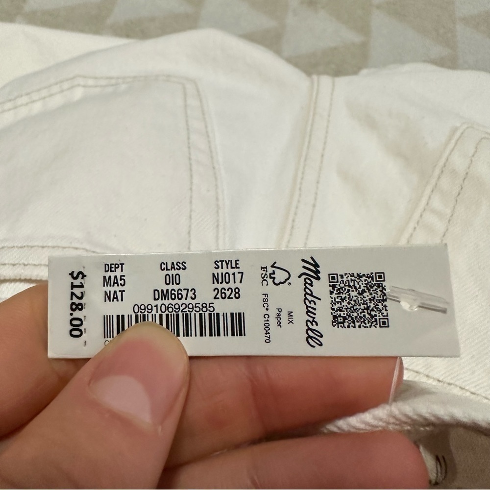 Madewell 1991 straight leg jeans natural wash 26 x28 - Picture 4 of 5